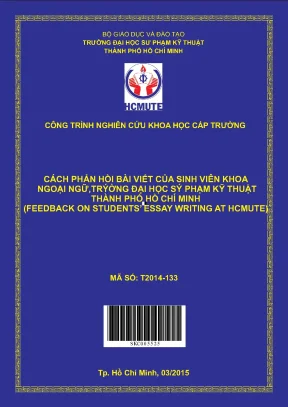 Hcmute cách phản hồi bài viết của sinh viên khoa ngoại ngữ trường đại học sư phạm kỹ thuật thành phố hồ chí minh feedback on students essay writing at hcmute
