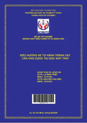 Đồ án hcmute điều hướng xe tự hành tránh vật cản ứng dụng thị giác máy tính