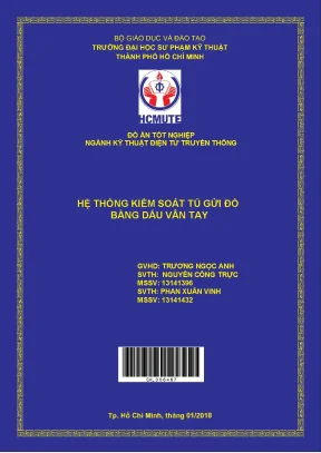 Đồ án hcmute hệ thống kiểm soát tủ gửi đồ bằng dấu vân tay