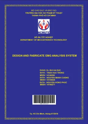 Đồ án hcmute design and fabricate emg anlysis system