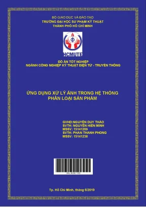 Đồ án hcmute ứng dụng xử lý ảnh trong hệ thống phân loại sản phẩm