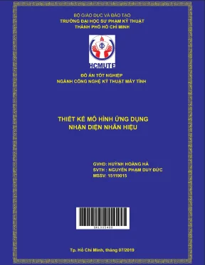 Đồ án hcmute thiết kế mô hình ứng dụng nhận diện nhãn hiệu