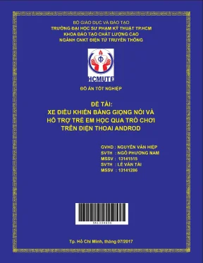Đồ án hcmute xe điều khiển bằng giọng nói và hỗ trợ trẻ em học qua trò chơi trên điện thoại android