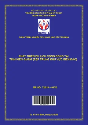 Hcmute phát triển du lịch cộng đồng tại tỉnh kiên giang tập trung khu vực biển đảo