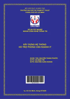 Đồ án hcmute xây dựng hệ thống hỗ trợ phỏng vấn ngành it