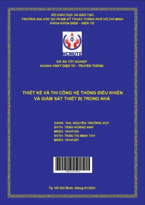 Đồ án hcmute thiết kế và thi công hệ thống điều khiển và giám sát thiết bị trong nhà