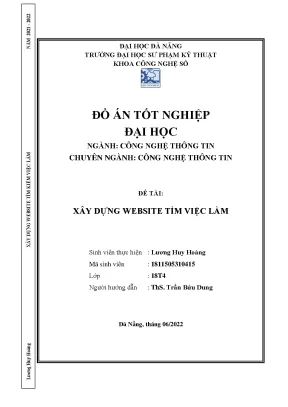 Xây dựng website tìm việc làm