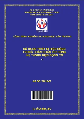 Hcmute sử dụng thiết bị hiện sóng trong chẩn đoán hư hỏng hệ thống điện động cơ