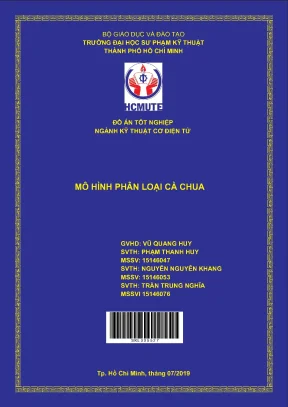 Đồ án hcmute mô hình phân loại cà chua
