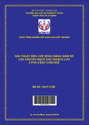 Hcmute giải thuật điều chế sóng mang giảm số lần chuyển mạch cho nghịch lưu 3 pha 5 bậc cascade