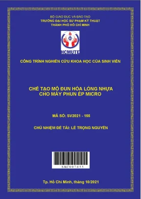 Hcmute chế tạo mô đun hóa lỏng nhựa cho máy phun ép micro