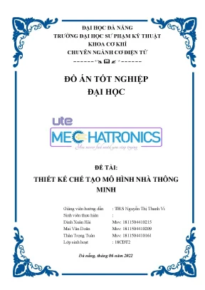 Thiết kế chế tạo mô hình nhà thông minh