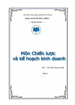 Phân tích k ế hoạch và chiến lược kinh doanh công ty th true milk