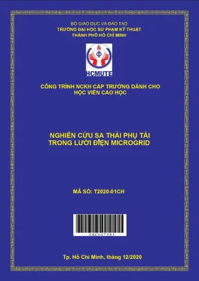Hcmute nghiên cứu sa thải phụ tải trong lưới điện microgrid