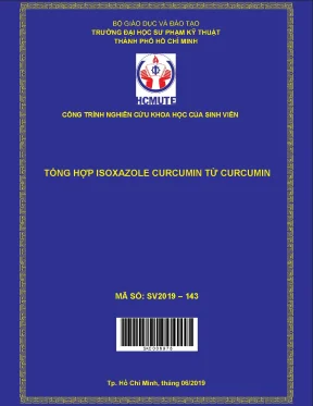 Hcmute tổng hợp isoxazole curcumin từ curcumin