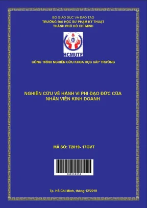 Hcmute nghiên cứu về hành vi phi đạo đức của nhân viên kinh doanh