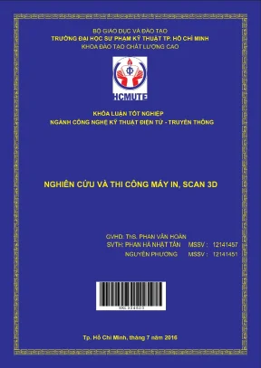 Đồ án hcmute thiết kế và thi công máy in scan 3d