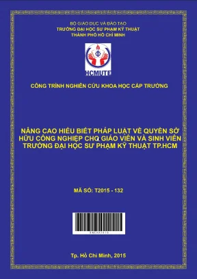 Hcmute nâng cao hiểu biết pháp luật về quyền sở hữu công nghiệp cho giáo viên và sinh viên trường đại học sư phạm kỹ thuật tp hcm