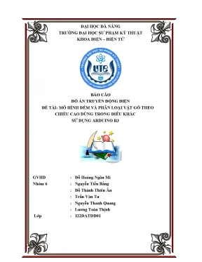 Đồ án truyền động điện đề tài mô hình đếm và phân loại vật gỗ theo chiều cao dùng trong điêu khắc sử dụng arduino r3