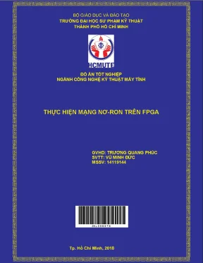 Đồ án hcmute thực hiện mạng nơ ron trên fpga