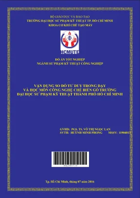 Đồ án hcmute vận dụng sơ đồ tư duy trong dạy và học môn công nghệ chế biến gỗ trường đại học sư phạm kỹ thuật thành phố hồ chí minh