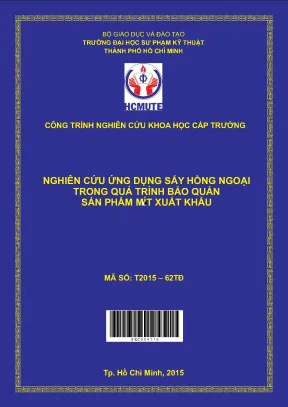 Hcmute nghiên cứu ứng dụng sấy hồng ngoại trong quá trình bảo quản sản phẩm mít xuất khẩu