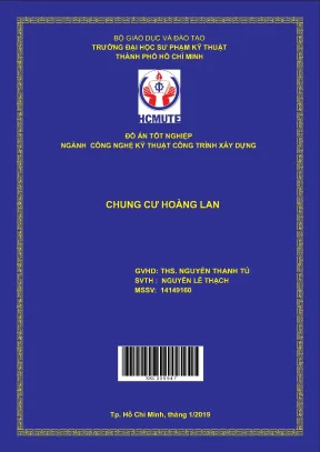 Đồ án hcmute chung cư hoàng lan