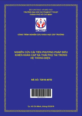 Hcmute nghiên cứu cải tiến phương pháp điều khiển khẩn cấp sa thải phụ tải trong hệ thống điện