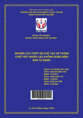Đồ án hcmute nghiên cứu thiết kế chế tạo hệ thống chiết rót nhiên liệu không dùng điện bán tự động