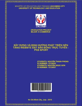 Đồ án hcmute xây dựng và định hướng phát triển nền tảng website đặt sân bóng trực tuyến pns sport