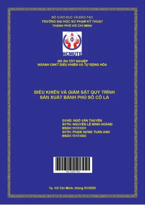 Đồ án hcmute điều khiển và giám sát quy trình sản xuất bánh phủ sô cô la