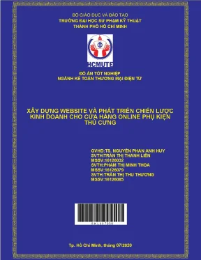 Đồ án hcmute xây dựng website và phát triển chiến lược kinh doanh cho cửa hàng online phụ kiện thú cưng