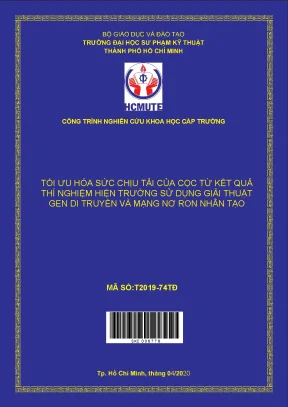Hcmute tối ưu hóa sức chịu tải của cọc từ kết quả thí nghiệm hiện trường sử dụng giải thuật gen di truyền và mạng nơ ron nhân tạo