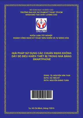Đồ án hcmute giải pháp sử dụng các chuẩn mạng không dây để điều khiển thiết bị trong nhà bằng smartphone
