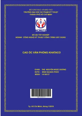 Đồ án hcmute cao ốc văn phòng khataco