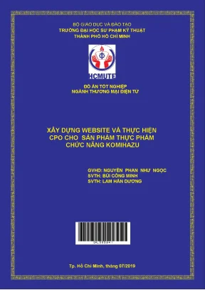 Đồ án hcmute xây dựng website và thực hiện cpo cho sản phẩm thực phẩm chức năng komihazu
