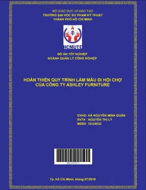 Đồ án hcmute hoàn thiện quy trình làm mẫu đi hội chợ của công ty ashley furniture