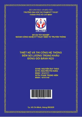 Đồ án hcmute thiết kế và thi công hệ thống đếm số lượng trong khâu đóng gói bánh kẹo