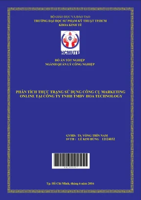 Đồ án hcmute phân tích thực trạng sử dụng công cụ marketing online tại công ty tnhh tmdv hoa technology