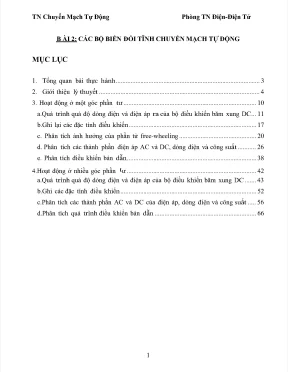 B ài 2 các bộ biến b ài 2 các bộ biến đổi tĩnh chuyển mạch tự động