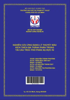 Đồ án hcmute nghiên cứu ứng dụng lý thuyết màu kích thích ba thành phần trong tái cấu trúc phổ phản xạ mực in