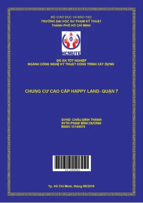 Đồ án hcmute chung cư cao cấp happy land quận 7
