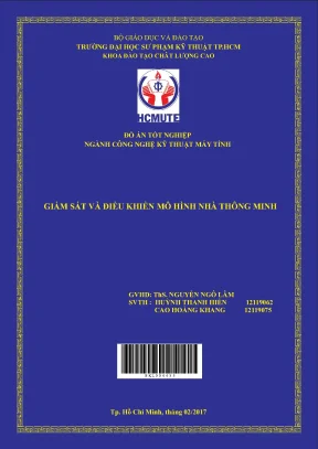 Đồ án hcmute giám sát và điều khiển mô hình nhà thông minh
