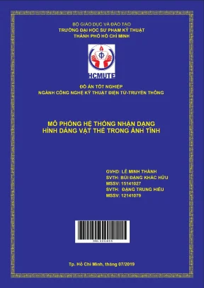 Đồ án hcmute mô phỏng hệ thống nhận dạng hình dáng vật thể trong ảnh tĩnh