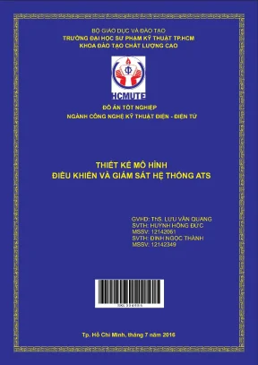 Đồ án hcmute thiết kế mô hình điều khiển và giám sát hệ thống ats