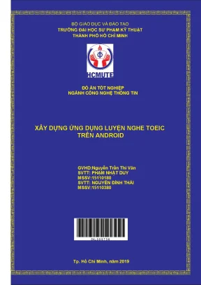 Đồ án hcmute xây dựng ứng dụng luyện nghe toeic trên android