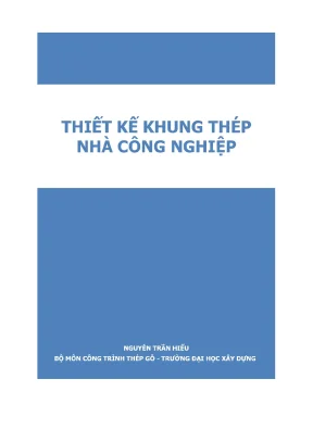 Tiểu luận thiết kế khung thép nhà công nghiệp