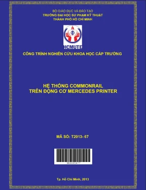 Hcmute hệ thống commomrail trên động cơ mercedes printer động cơ 311cdi