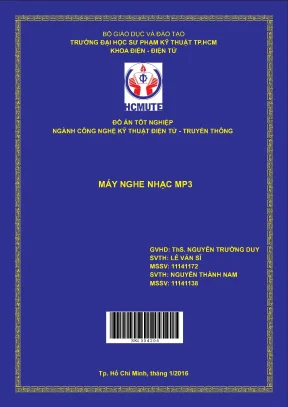 Đồ án hcmute máy nghe nhạc mp3