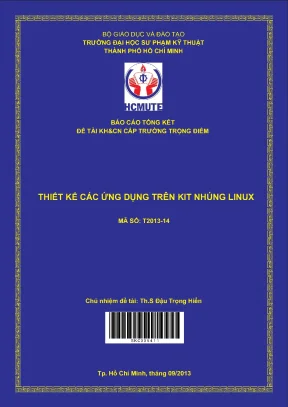 Hcmute thiết kế các ứng dụng trên kit nhúng linux